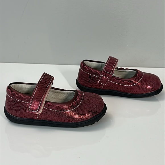 See Kai Run Burgundy Jane ll Dress Shoes Size 5 - Picture 2 of 16